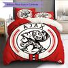 Ajax logo  Pattern Bedding Quilt Set Quilt Cover Pillowcase Home Decoration Birthday Gift (1 * duvet cover + 2 * pillowcase, without core)