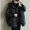 Lightweight Loose Warm Casual Down Cotton Jacket Women Autumn Winter Loose Hooded Warm Outwear Female Parkas Overcoat