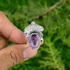 Mothers Day Sale February Birth African Amethyst Gemstone Ring Sterling Silver