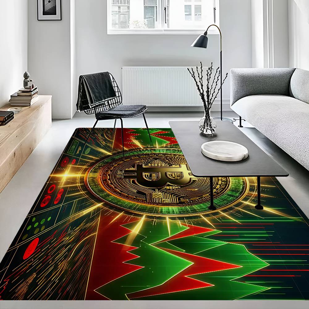 Bitcoin Entrance Door Mat Nordic Style Home Doormat Bathroom-Toilet Mats Bedroom Hotel Decor Mat