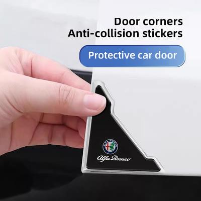 Car Door Corner Stickers Anti-collision Strips Door Decals Protective Decorative Sticker For 4C 159 166 Giulietta GT