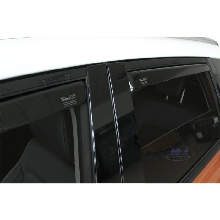 Air Deflectors - J&J AUTOMOTIVE - Suzuki Vitara 2 5D - Smoked - Reinforced Acrylic - Easy Installation