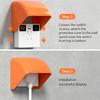Outdoor Charging Outlet Weather Cover with Plastic Hood for 86 Type Switches Wall Socket Area