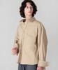 U And Lc Grange Solid Overshirt [Sand Beige]