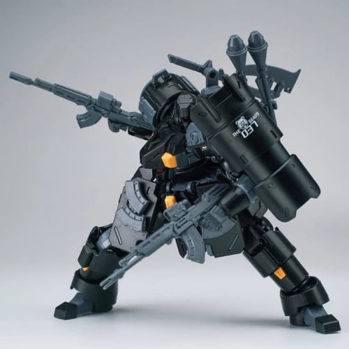 HiPlay Chief Continent 1/144 Zarov M1 [Ministry of Interior Coloring] Metallic Black Pre-Colored Plastic Model Kit