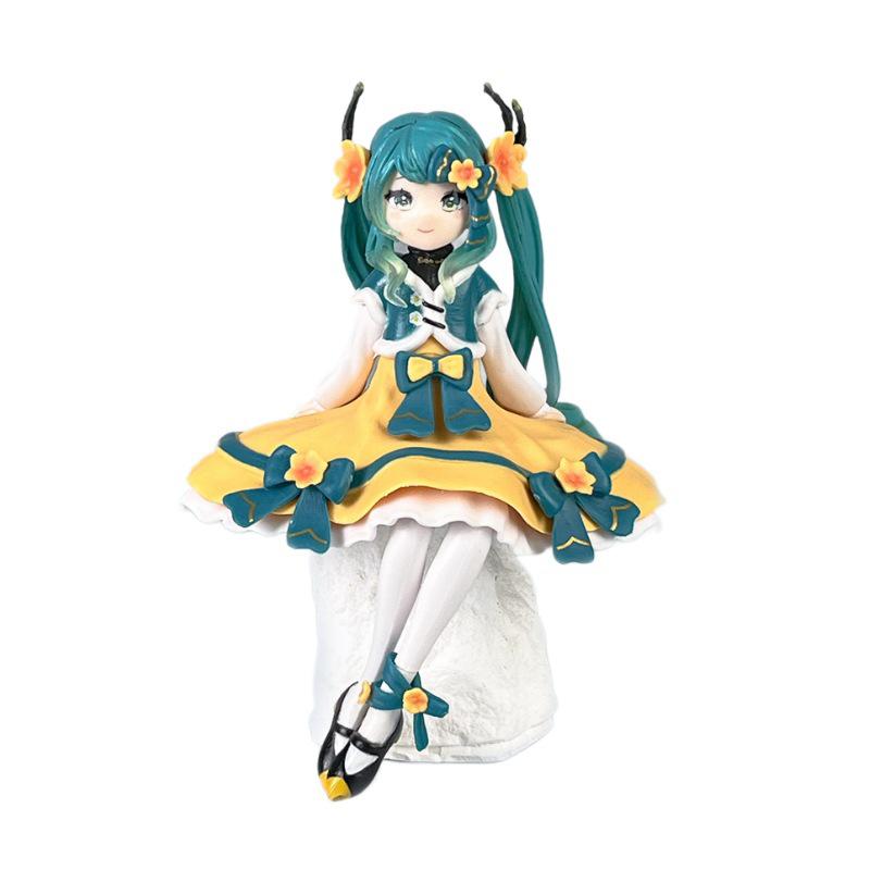 Anime Figür Oyuncakları Çiçekli Hatsune Miku Peri Koleksiyonu MIKU Sevimli Çizgi Film PVC Aksiyon Figürü Model Bebekler Doğum Günleri Hediyeler Çocuklar
