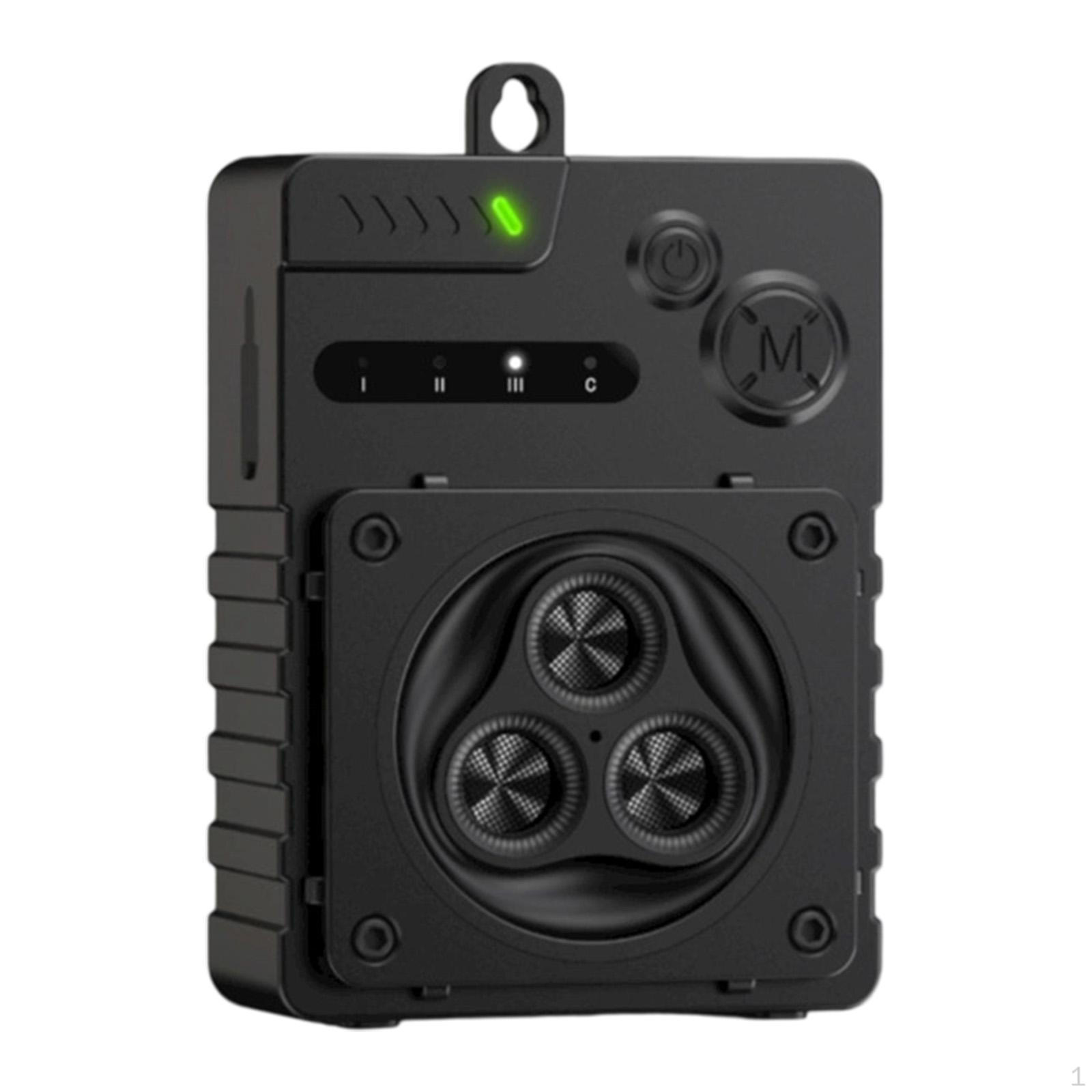 

Anti Barking Device Lightweight Waterproof Dog Stopper for Fence Home Garden чёрный