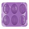 6-Cavity Design Soap Molding Case Flexible Silicone Cake Mold Set Silicone Soap Mold  Handmade Soap