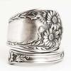 Dark Retro Daisy Ring, Personalized Versatile Open Ring, Women'S Exaggerated Style Ring