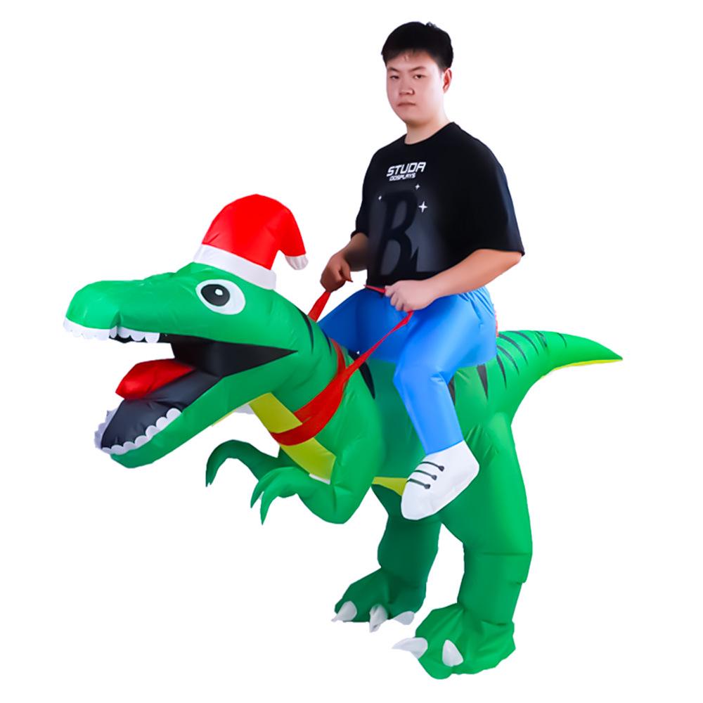 Inflatable Christmas Tree, Snowman, and Reindeer Costume for Festive Parties