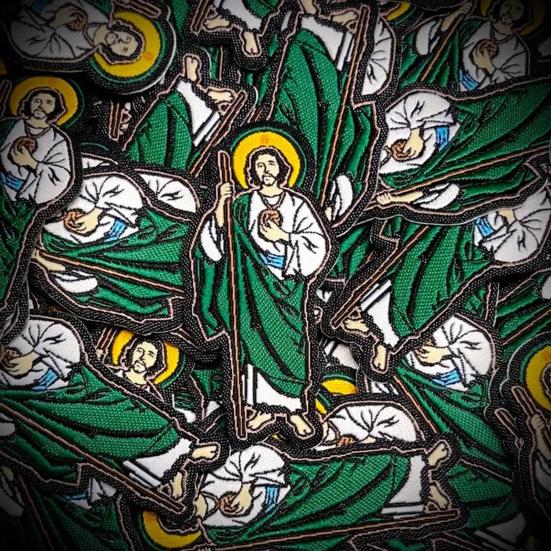 Woven Patch Peel And Stick Embellishment Patch Christian Religious Adhesive Patch