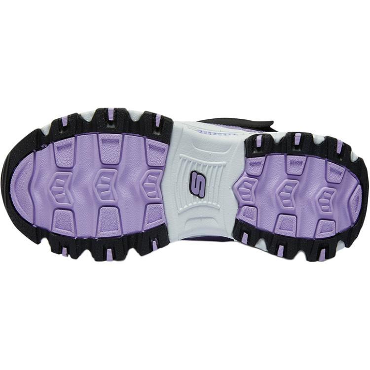 (GS) Skechers Winter Comfy Boots 'Black Purple' Kids' 664200L-BKLV