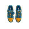 Nike Women's Dunk Low Panda Blue and Gold Shaggy Suede IH7648-700