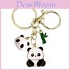 Charmantes Süßes Panda Metall Schlüsselanhänger Perfektes Geschenk Für Paare Und Freunde