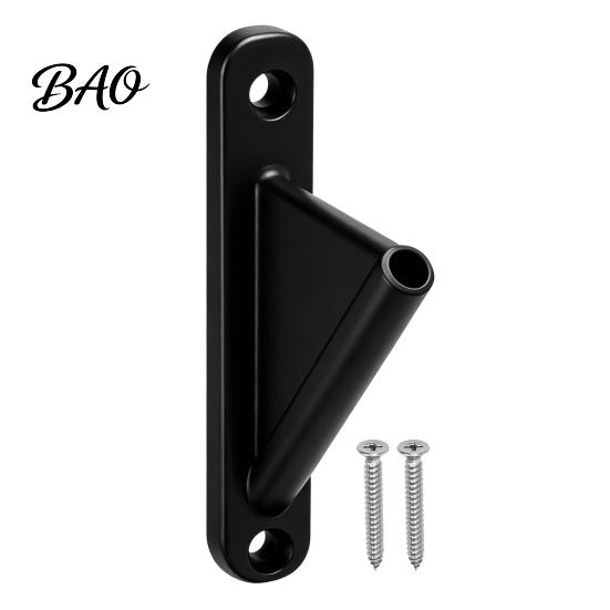 Small Flagpole Bracket Mini Stick Flag Holder with Screws, Wall Mount Pole Support Rack Holder, Display for Classrooms Offices Shops