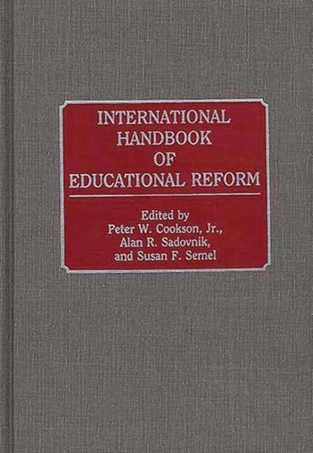 The International Handbook of Educational Reform Book