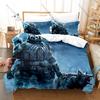 Call Of Duty Simon Ghost Riley Bed Set 3D Printed Duvet Cover Pillowcase Bedding Set For Boys Game Fans Home Textile