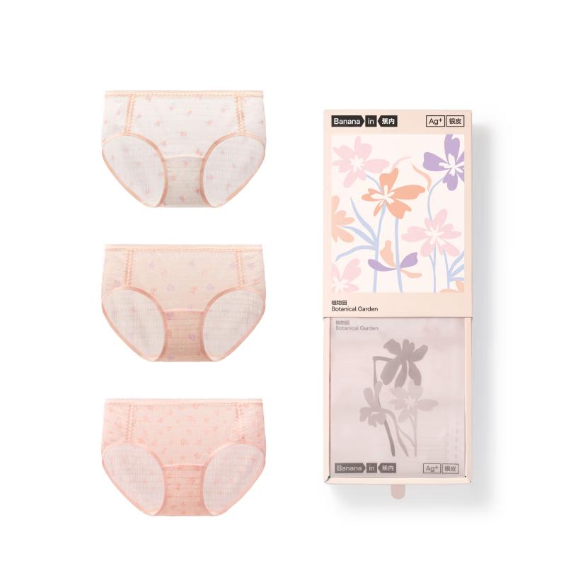 Bananain 520C Women's Printed Briefs 3-Pack