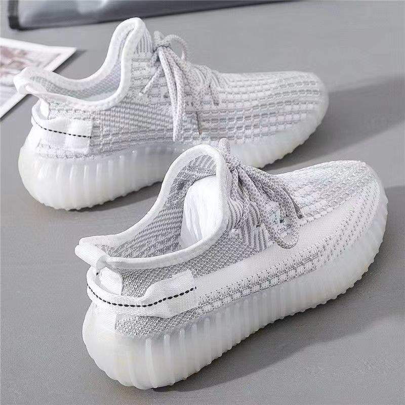 

Coconut shoes Flying knitting sneakers Breathable and lightweight running shoes Tide 39