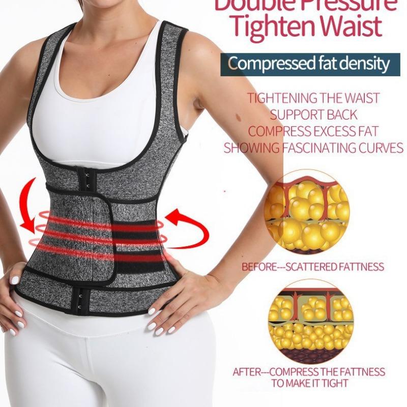 Thickened Neoprene Tummy Control Bust Support Body Shaper Waist Trainer Vest
