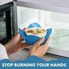 1-4PCS Microwave Bowl Cozy Quilted Heat Resistant Holder for Bowls Plates Soup Food Kitchen Insulated Protector