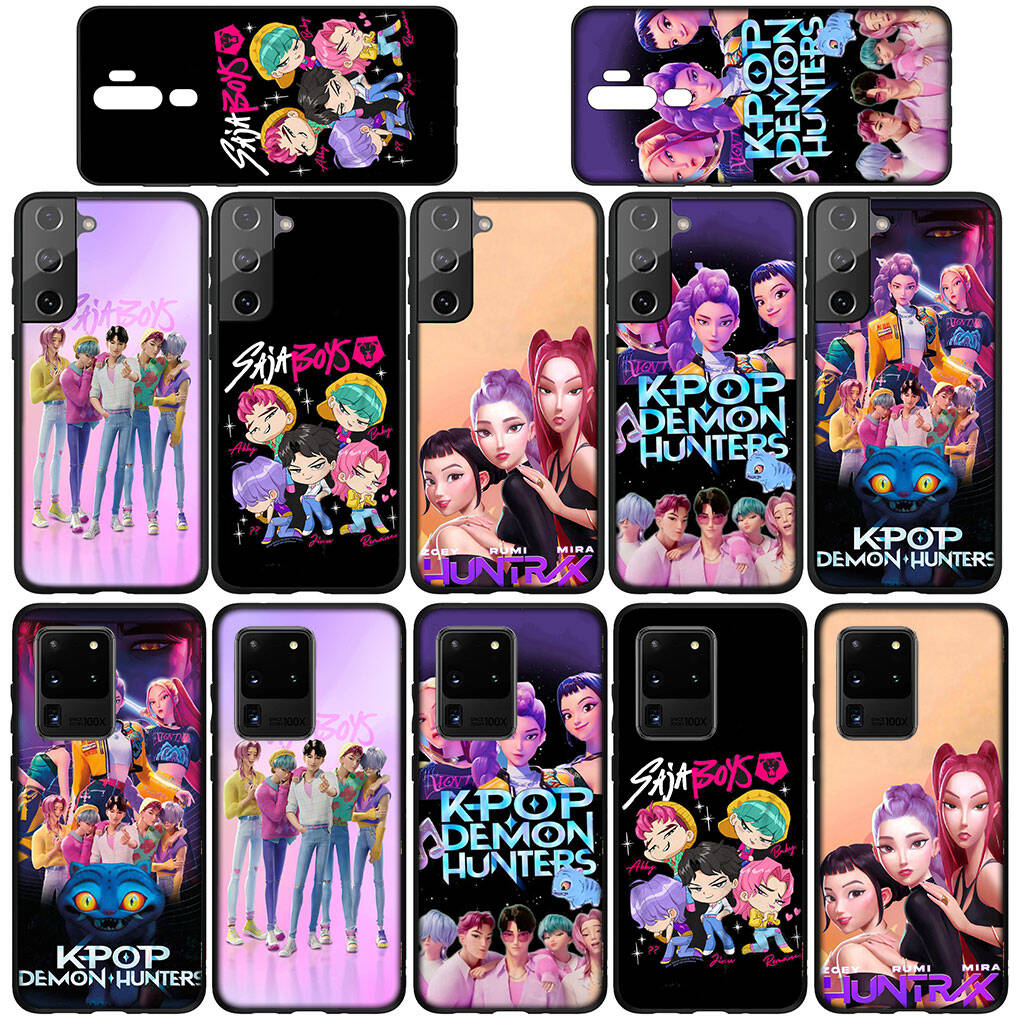 Pouzdro na telefon pro iPhone 17 16 15 Plus X Huawei P30 P20 Lite Redmi Note 14 12 11 13 Pro Max OPPO A60 A80 A40 A18 KPop Saja Demons Boys Hunters Jinu Kryt