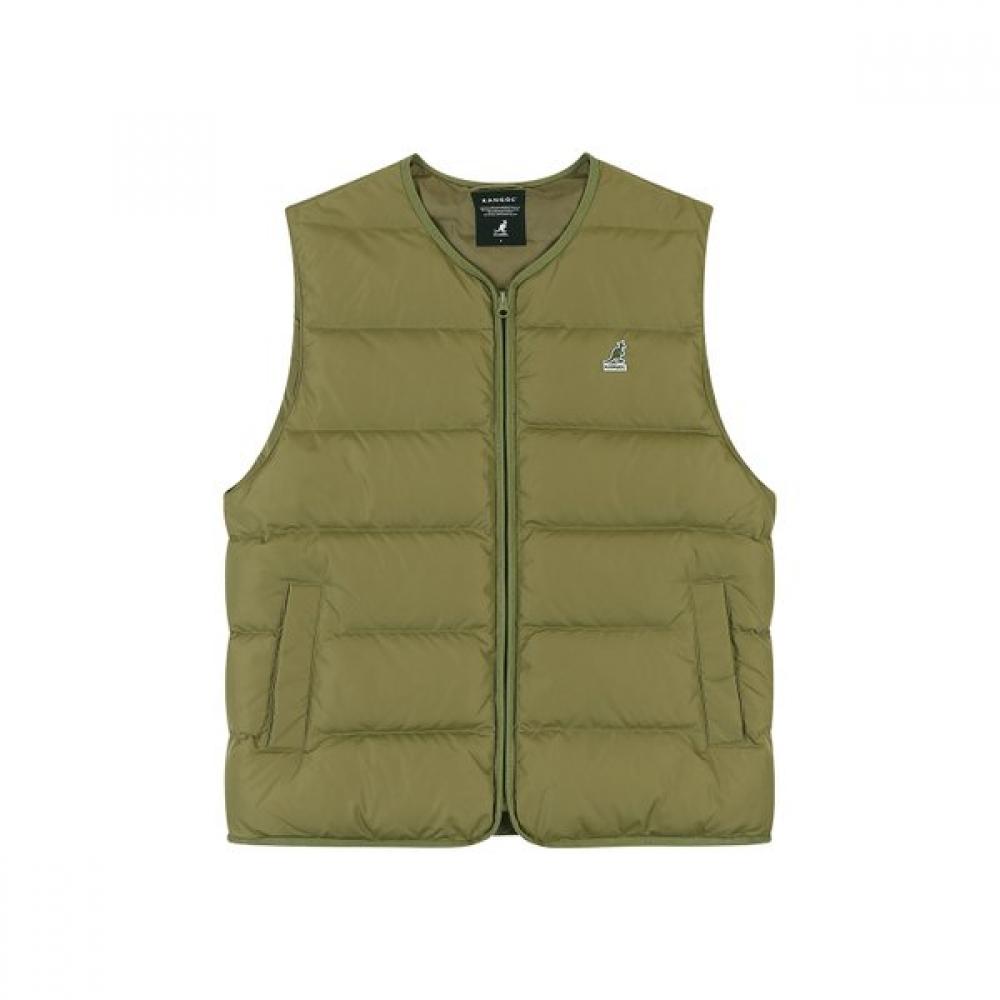 KANGOL Пуховой жилет Austin Хаки 6134 S