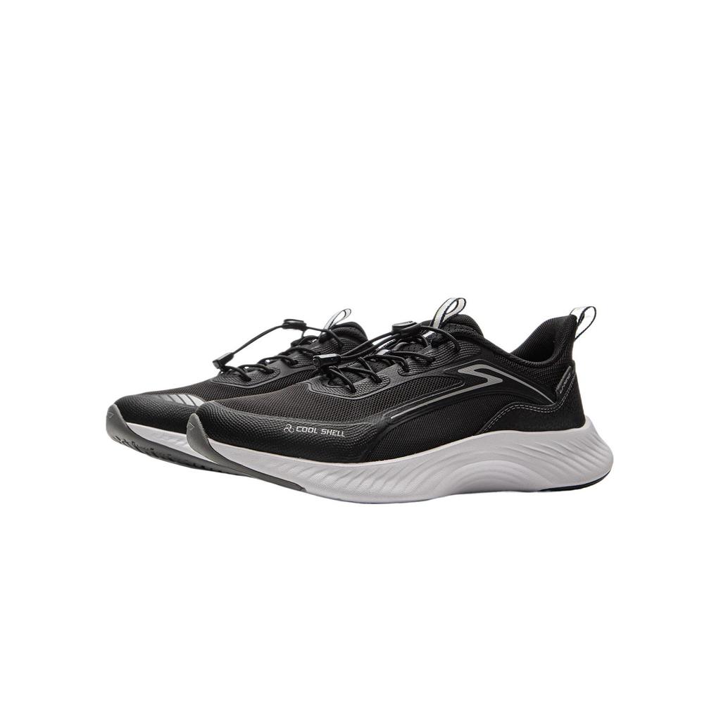 Li Ning Kids Sports Lifestyle Series Simple Comfortable Fashion Versatile Breathable Low-Top Casual Shoes Kids sneaker Black Asphalt-Gray YKCV050-1