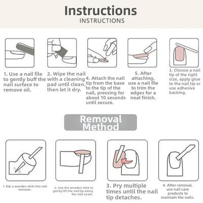 24Pcs New Long Stiletto False Nail White French Full Cover Press On Nails Wearable Detachable Nail Tips Women