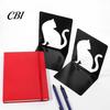 Bookends 1 Pair Metal Cat Book Ends, Cute for Shelves, Decorative Heavy Duty Support Stopper Home Office Desk Bookshelf Decor Non-slip Bookend