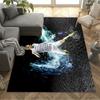 Soccer Player Through Wall Area Rug Suitable for Outdoor Entryway Game Room Playrooms Antislip Carpet Office home decor Wedding Party Gift