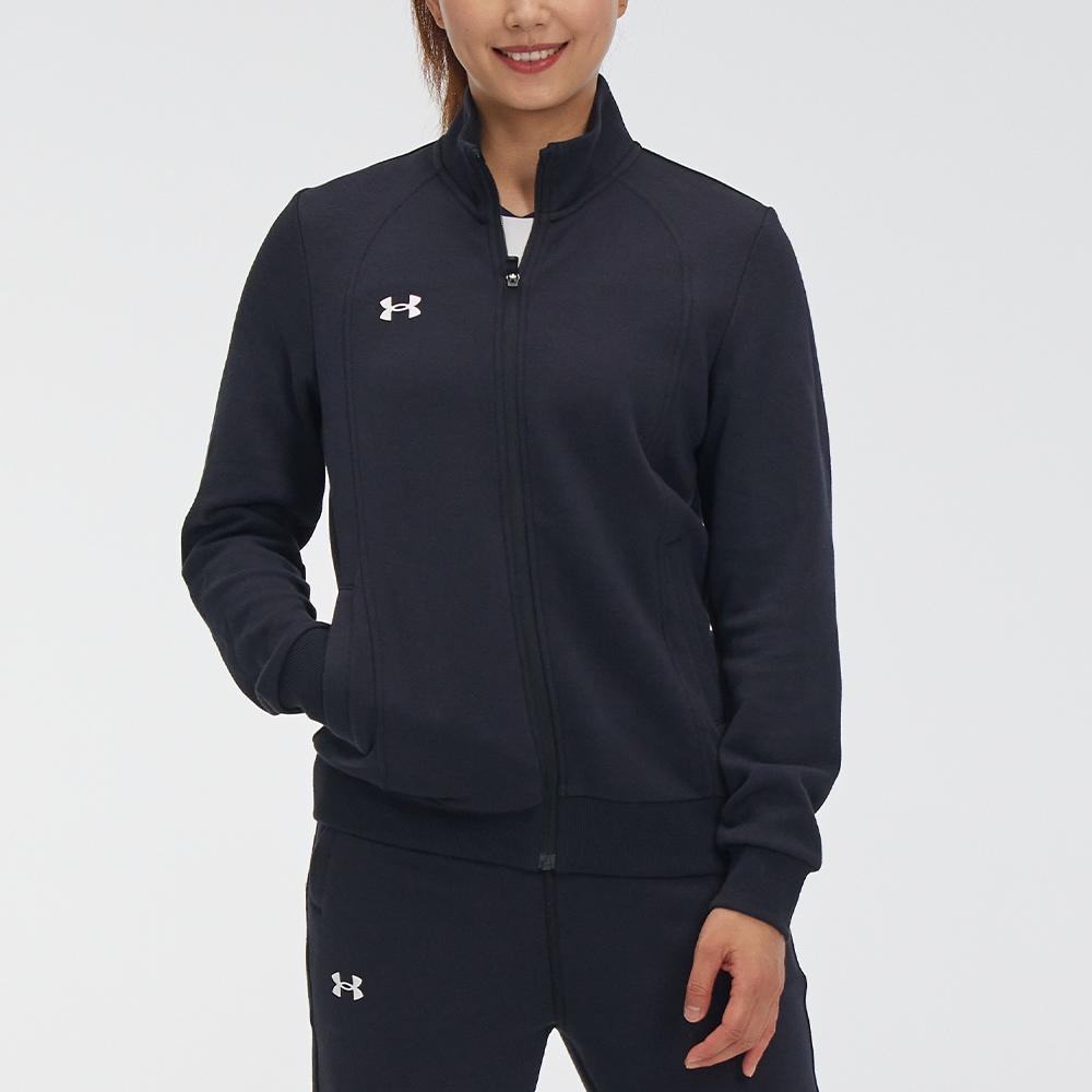 Under Armour Sports Leisure Knitted Training Competition Jacket Women jackets Black 21600308-001