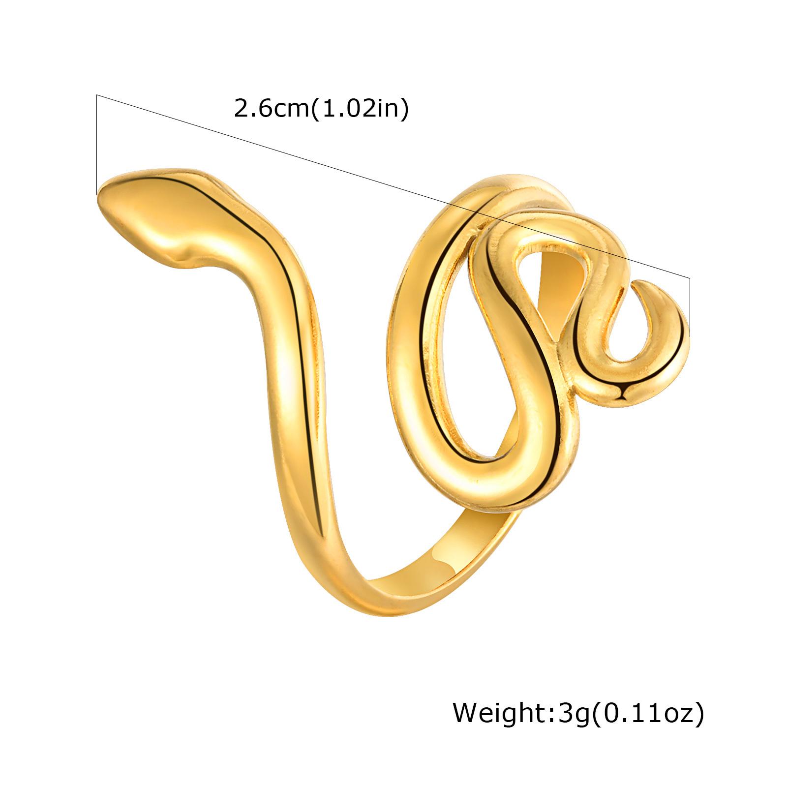 

Vnox Кольца-змеи из нержавеющей стали для женщин мужчин животные или элементы в форме сердца новый дизайн открытое кольцо модные украшения женский подарок