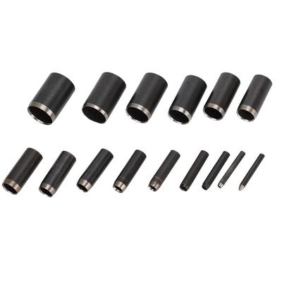 Punzoni a V in pelle Strumento fai da te Punzonatore taglio a coda Rotondo Cintura Perforata Set di accessori 15 x A31 Rotondo
