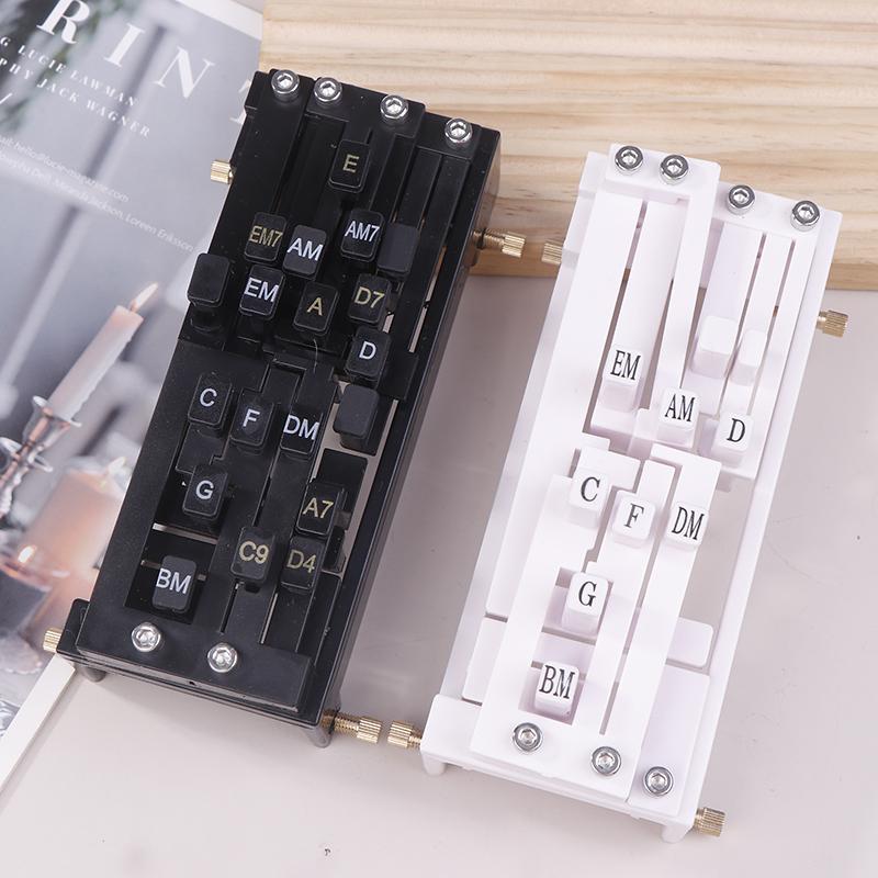 Plastic Guitar Chord Helper One-Touch Chords Presser Guitar Chord Trainer Practice Aid Trainer Assisted Learning For Beginners