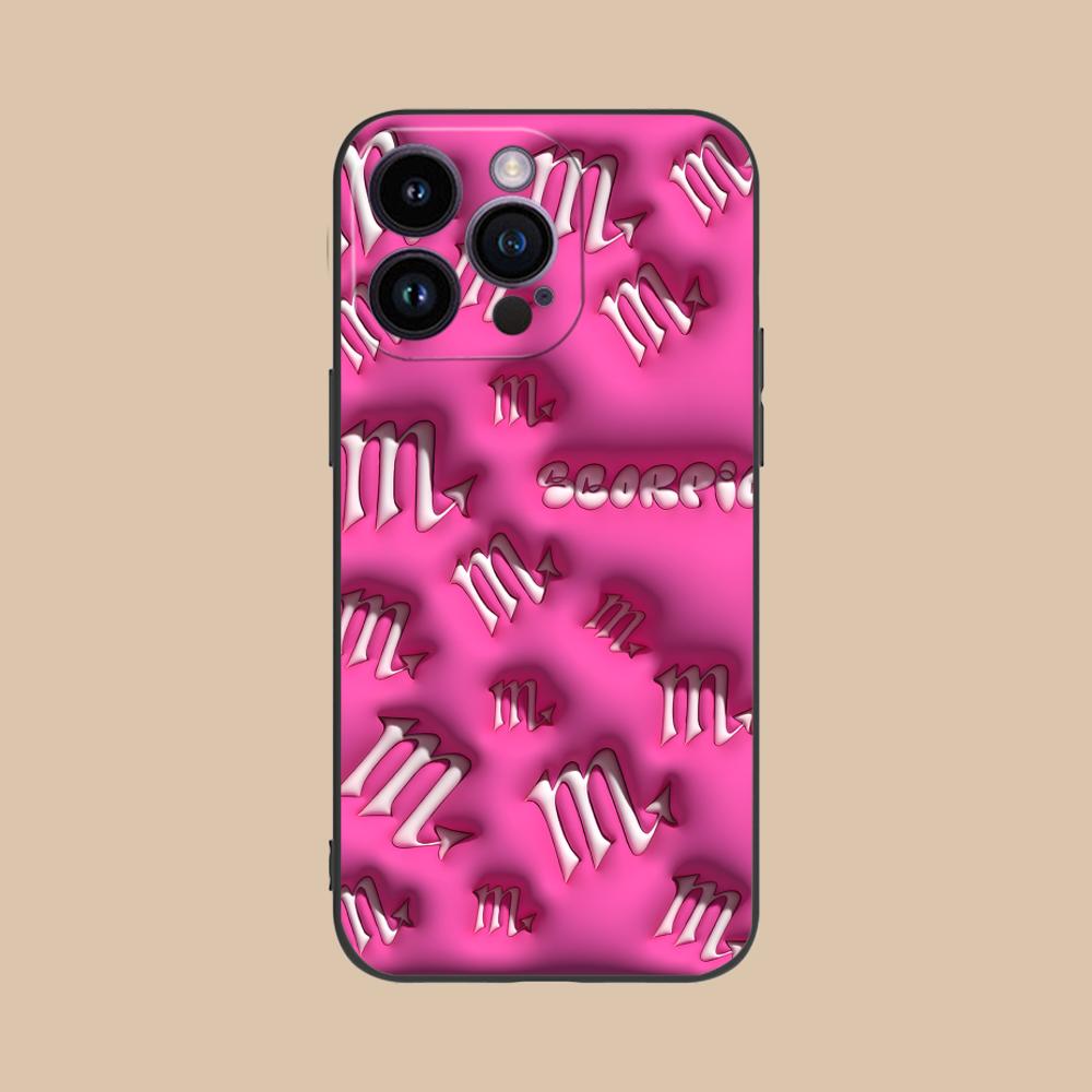

Zodiac Sign Scorpio Phone Case for iPhone 17 16 15 14 13 12 11 X XR XS 8 7 Air Pro Max Plus Mini Soft TPU Shockproof Cover iPhone 7 Plus