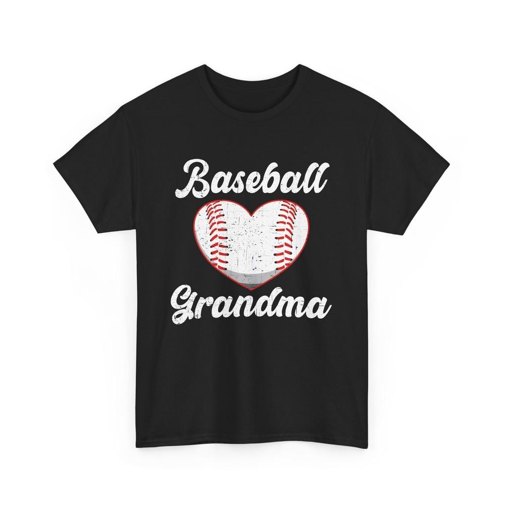 Baseball Grandma Shirt, Sports Lovers Baseball Player Grandmother Vintage Shirt