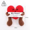 Sales Handmade Knitted Crochet Doll Pocket Hug Positive Energy Plush Toy - Funny Emotional Avocado Bee Turtle Duck