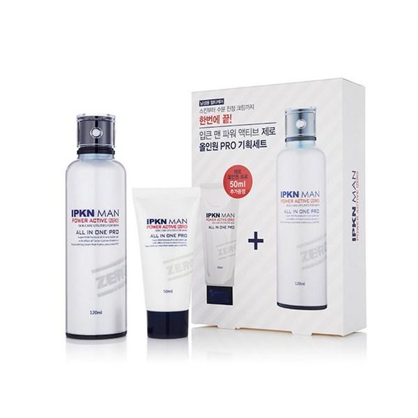 

IPKN Men Power Active All-in-One Zero 120мл+50мл набор, 1 комплект, лучшая мужская косметика Кореи