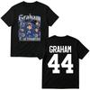 2026 Off Campus Graham 44 T-Shirts Briar University Hockey T-Shirt Herren Damen Kleidung Mode Baumwolle Kurzarm T-Shirts Streetwear Lässiges T-Shirt Top