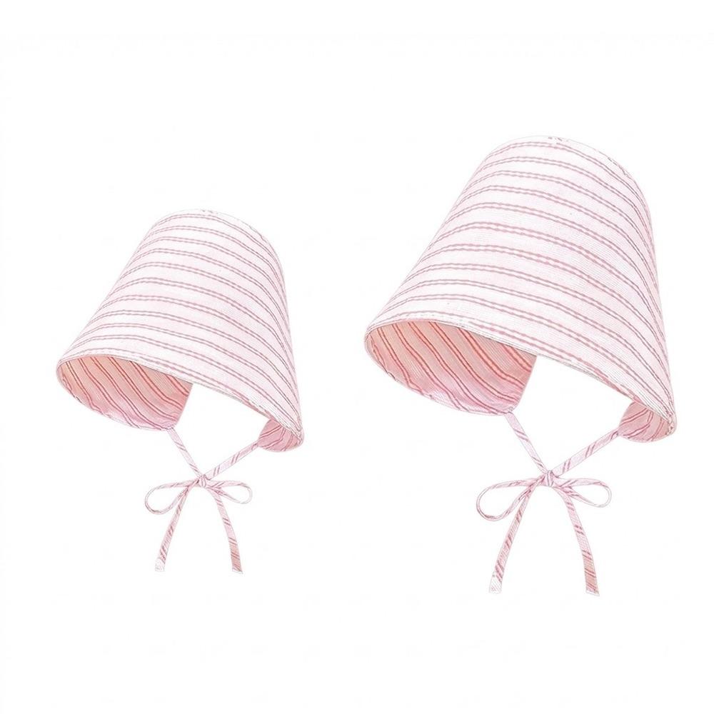 

Cute Striped Fisherman Hat Large Brim UV Resistant Bucket Hat Foldable Sun Shading Basin Hat Women M