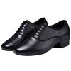Bărbați din piele naturală Latină Salsa Tango Pantofi de dans Moderni Pantofi de bal Tocuri pătrate 5cm Adulti Copii Baieți Pantofi de dans pentru petrecere