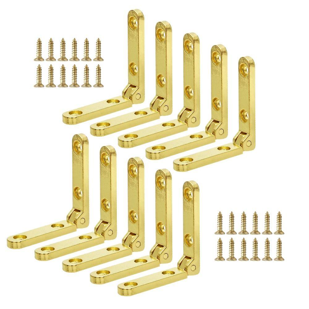 Zinc Alloy Folding Hinges  Jewelry Box Hinge Cabinet Drawer Bronze Hinges  Wooden Box