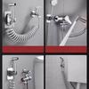 Modern Stainless Steel Handheld Bidet Sprayer with Adjustable Water Pressure and 1.5m Hose