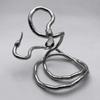 Fashion Punk Hip Hop Metal Adjust At Will Gold Color Snake Multi-Function Necklace for Women Holiday Party Jewelry
