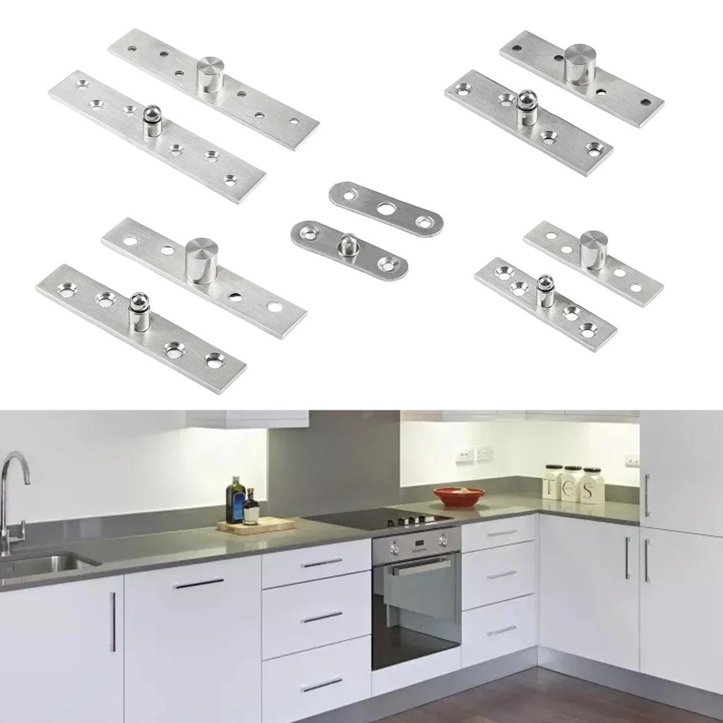 Edelstahl-Drehtürscharnier, robust, auf und ab, für 360-Grad-Welle, für Drehtürbeschläge in Zimmern und Villen