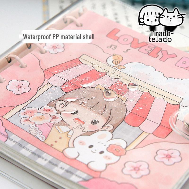 Tirado Abu Detachable Square Loose-Leaf Cute Girly Notebook
