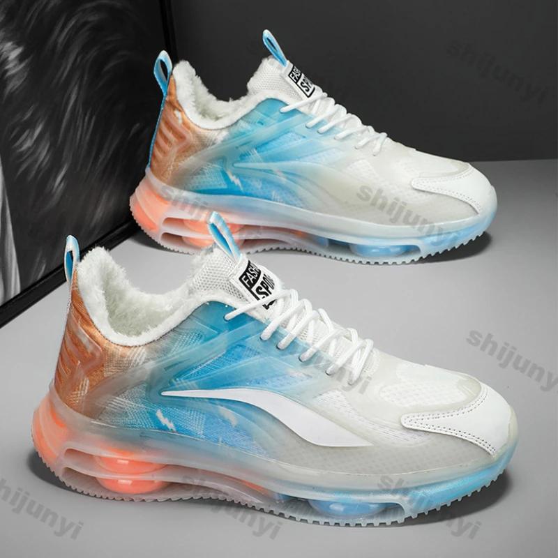 Adidași Bărbați la Modă Iarnă Bărbați Casual Tenis Pantofi de Lux Respirabili Pantofi Sport de Timp Liber Pantofi de Alergare la Modă pentru Bărbați Mărime Plus 43