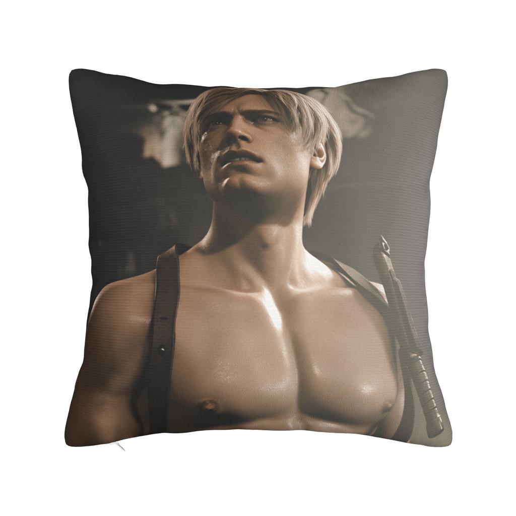L-Leon Kennedys Pillowcases  Fashion Pillow Case For Sofa Home Decoration Comfy Pillow Cover