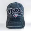 Vintage Distressed Texas Embroidered Baseball Cap Adjustable Washed Cotton Dad Hat